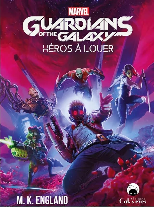 Couverture des gardiens de la galaxie de M. K. England